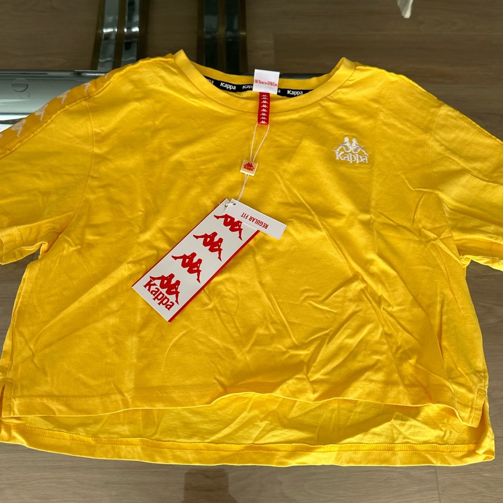 kappa yellow tee